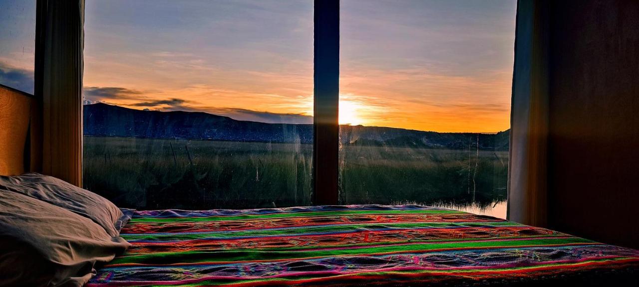 プーノ Titicaca Habitacion Panoramica Vista Al Amanecerヴィラ エクステリア 写真