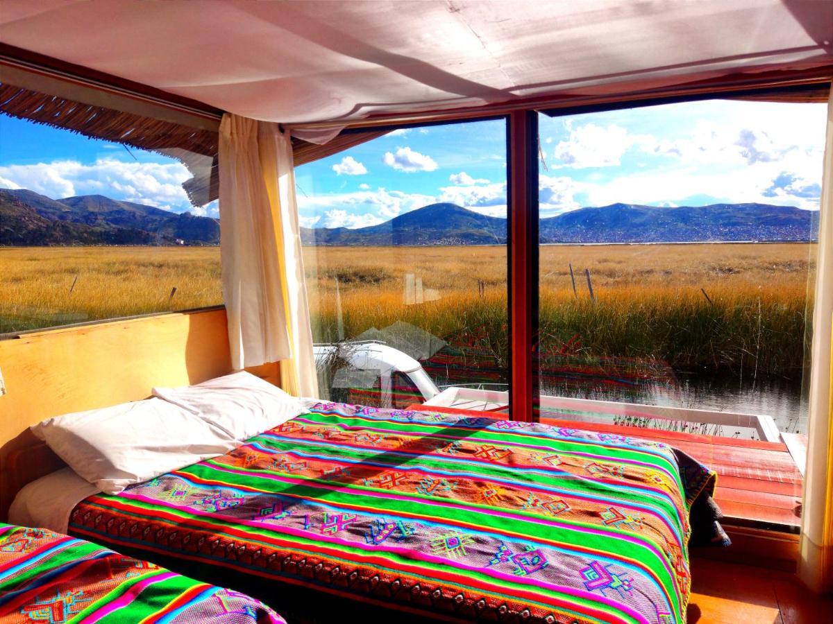 プーノ Titicaca Habitacion Panoramica Vista Al Amanecerヴィラ エクステリア 写真