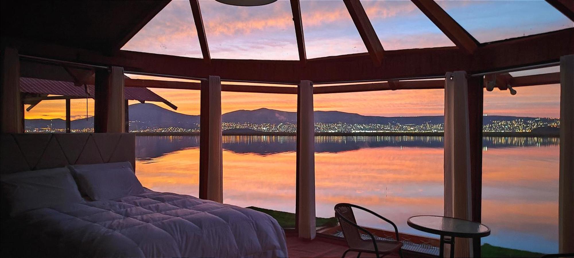 プーノ Titicaca Habitacion Panoramica Vista Al Amanecerヴィラ エクステリア 写真
