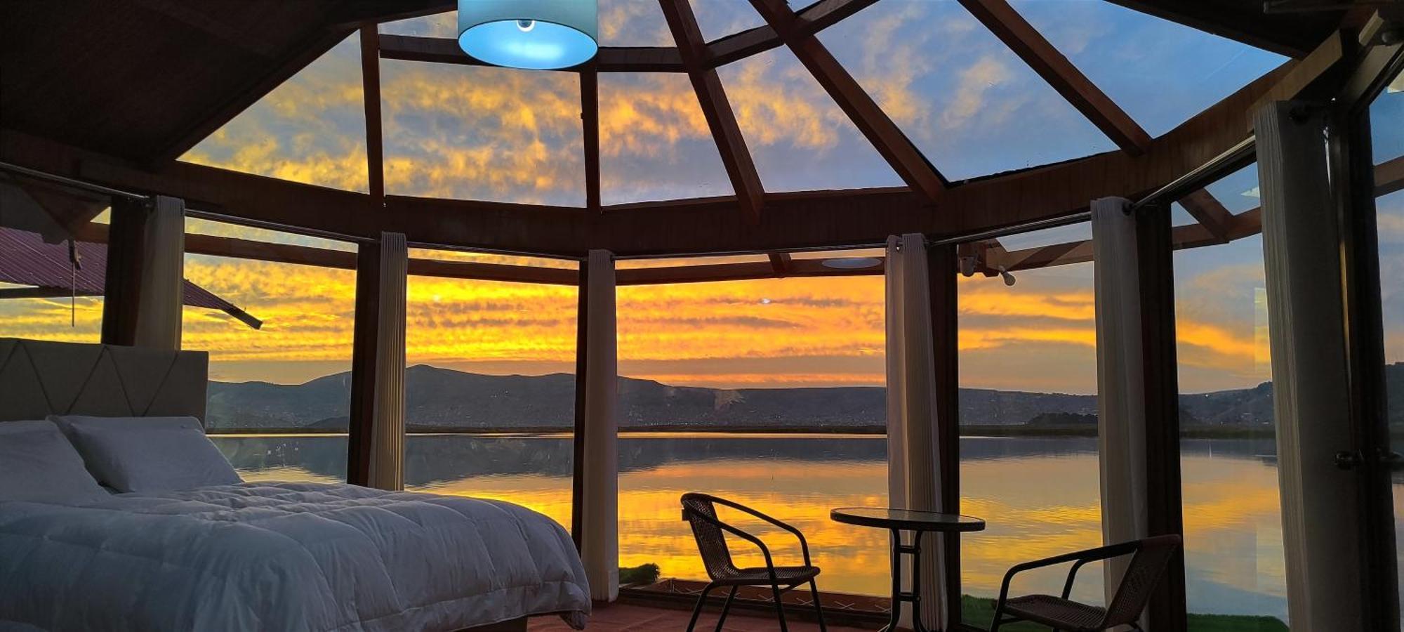 プーノ Titicaca Habitacion Panoramica Vista Al Amanecerヴィラ エクステリア 写真