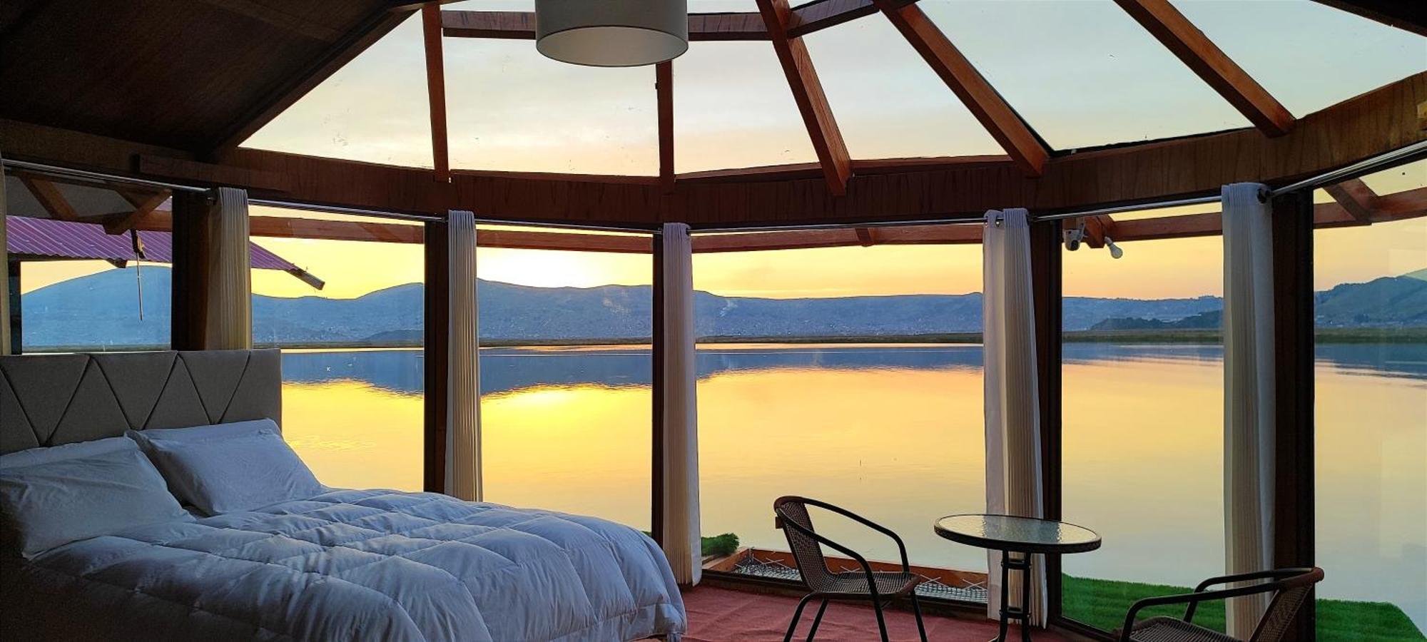 プーノ Titicaca Habitacion Panoramica Vista Al Amanecerヴィラ エクステリア 写真