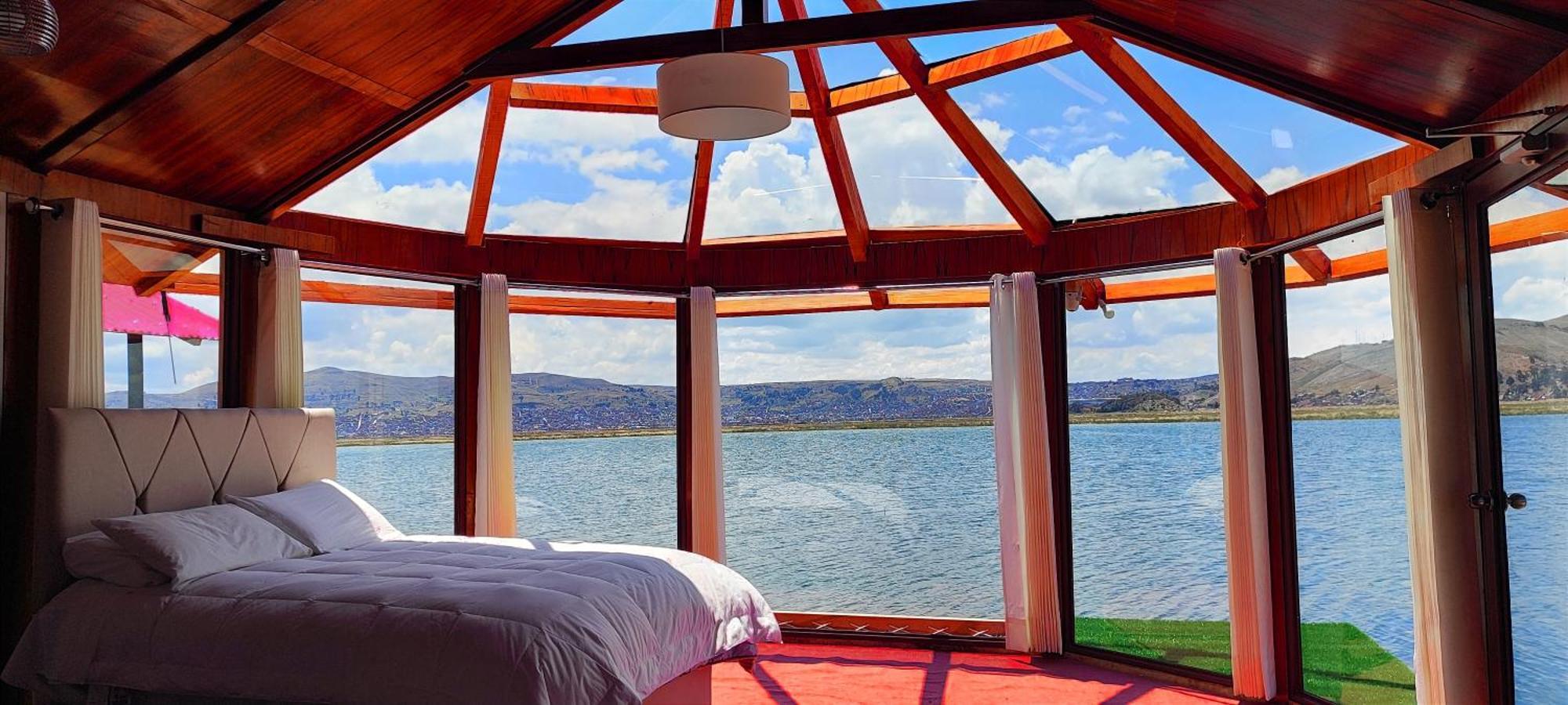 プーノ Titicaca Habitacion Panoramica Vista Al Amanecerヴィラ エクステリア 写真